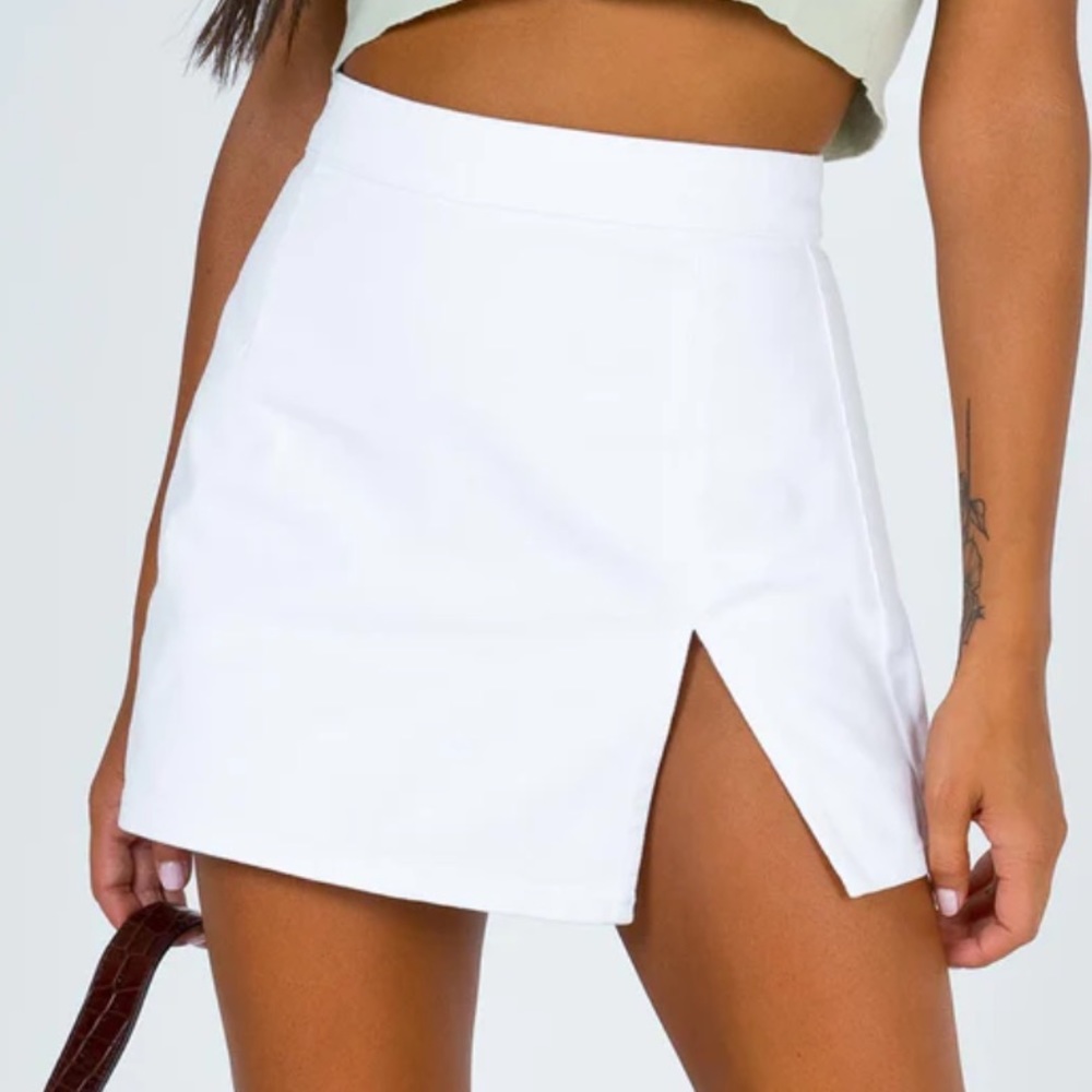 Princess Polly Lola Mini Skirt - White